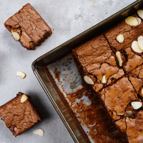 Almond Brownies in Baytown TX - Angela's Sweet Treats