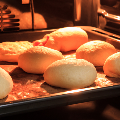 Dough in oven Baytown TX - Angela's Sweet Treats